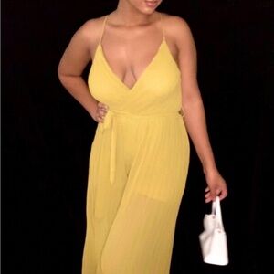Yellow Women's Jumpsuit